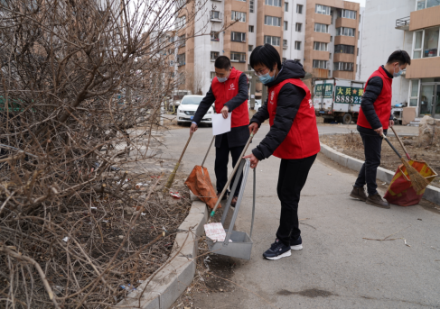 凝聚奋进力量  弘扬雷锋心灵 ——资产公司党支部组织发展进建雷锋自愿服务活动